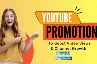 do super fast organic youtube video promotion