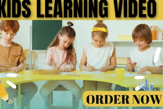 kids learning rymes  learning video kid animation educational