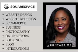 build custom squarespace website