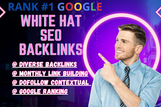 seo backlinks with high da link building service for google ranking