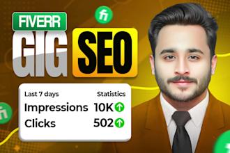 write complete gigs with SEO description for fiverr profile to get higher sales