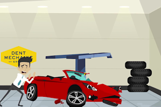 create a powerful 2d animated video explainer sales video