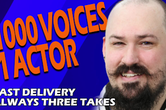 record video game or cartoon voice overs