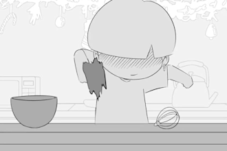 2d line art animation frame by frame animation hand drawn lyrics animation video