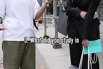 conduct street interview video ads, tiktok video ads