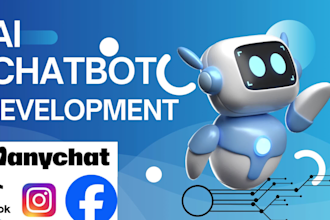 do custom ai chatbot for social media platforms manychat