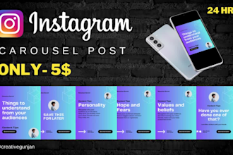 create a engaging carousel post for your instagram account