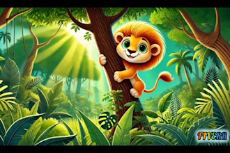 create ai kids learning video, rhyme, nursery song and story for youtube channel