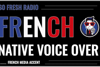 record a french native voice over