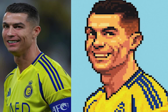 create a custom pixel art portraits