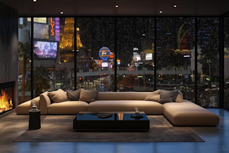 create cozy living room rain video for instagram and youtube