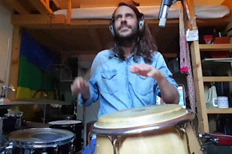 record afro latin american and flamenco percussion