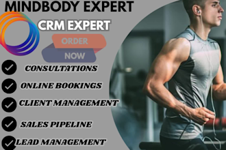 setup and integrate mindbody CRM for your gym or wellness business
