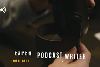 write SEO podcast show notes for you
