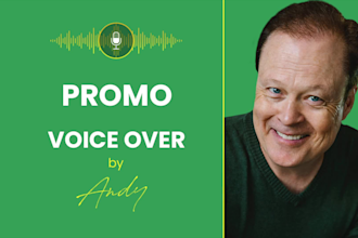 record a professional promo voice over