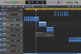 clear up any vocals and mix your track