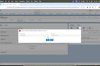 do salesforce development, admin configuration