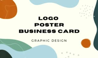 design a logo, poster and cards for your business