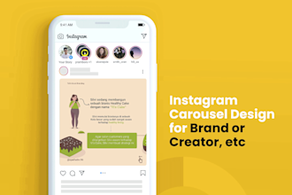 design a carousel post for instagram post and facebook