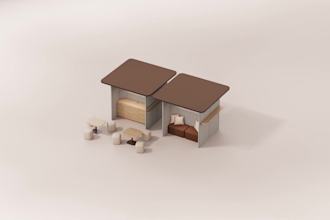 create 3d assembly animation video for furniture, bed, sofa and kitchen cabinet