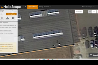 design your solar panel project using helioscope software
