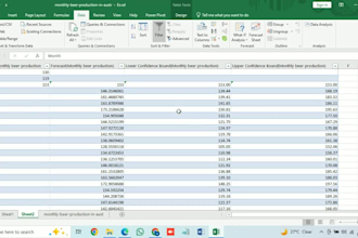 build predictive time series forecasting models in r or excel