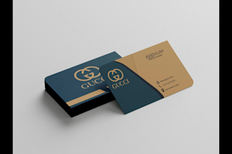 professional and minimalist business cards design