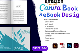 format, design canva ebook, children ebook, worksheet, journal, KDP book cover