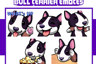 create custom chibbi face or character emotes for streamers