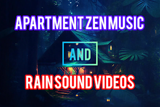 make a cozy rain and relaxing videos for your channel