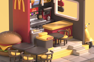 do 3d plastic chocolate, 3d food animation, 3d plastic mold, 3d food modeling