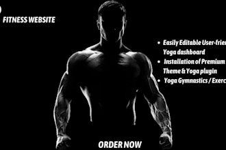 build a converting fitness, gym, health wordpress website