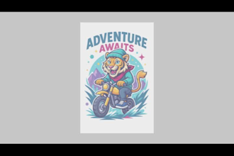 do car, cartoon, typography and custom graphic t shirt design