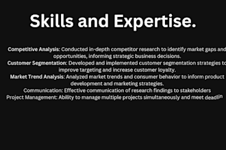 analyze your market, target audience, and trends