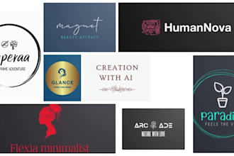 clean and  bold logo where simplicity meets genius