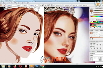 convert image to high resolution vector illustration
