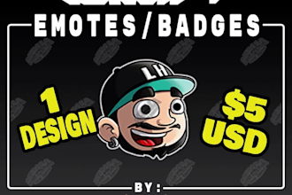 create emotes and badges for twitch
