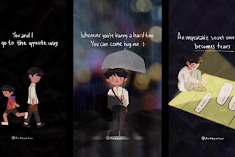 create professional animated music video or lyric for you