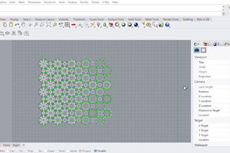 create parametric  exterior and surfaces in rhinoceros