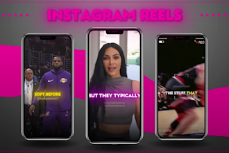 edit tiktok, instagram reels, and youtube shorts with captions