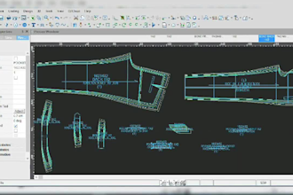 make all types of sewing cad patterns with grading