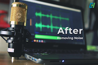 remove background noise, clean up and enhance the audio from audio or video