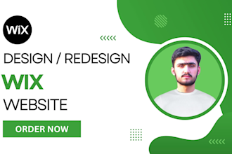 wix website design, wix website redesign wix landing page