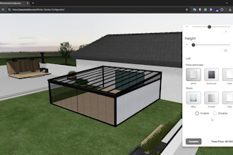 develop 3d product configurator for your website