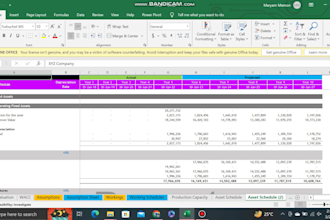create cash flow forecasts and financial projections