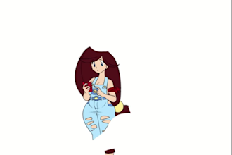 create a custom character illustration of your oc