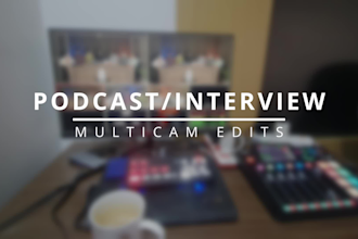 do multicam, interview, and podcast editing