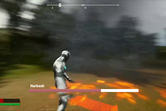 develop high quality video game for PC unreal engine 5