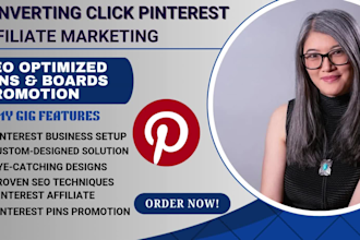 do converting click pinterest affiliate, seo optimized pins and boards marketing