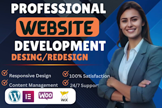 agency website, portfolio website, booking, blog, ecommerce business website